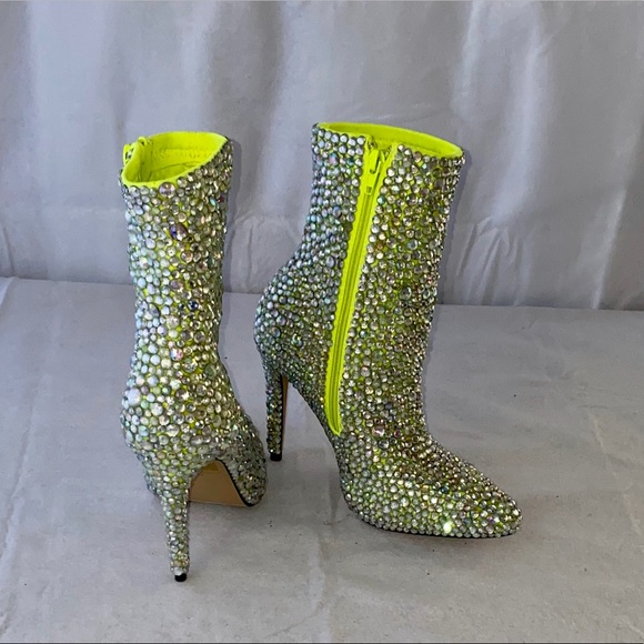 Custom Ab Crystal heels - Picture 3 of 5